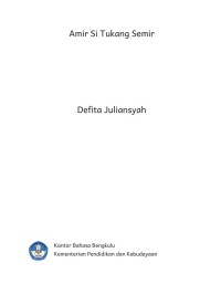 Image of Amir Si Tukang Semir | BUKU DIGITAL