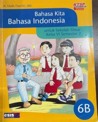 Image of Bahasa Kita Bahasa Indonesia untuk SD Kelas VI Semester 2