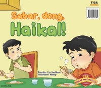 Image of Sabar dong, Haikal